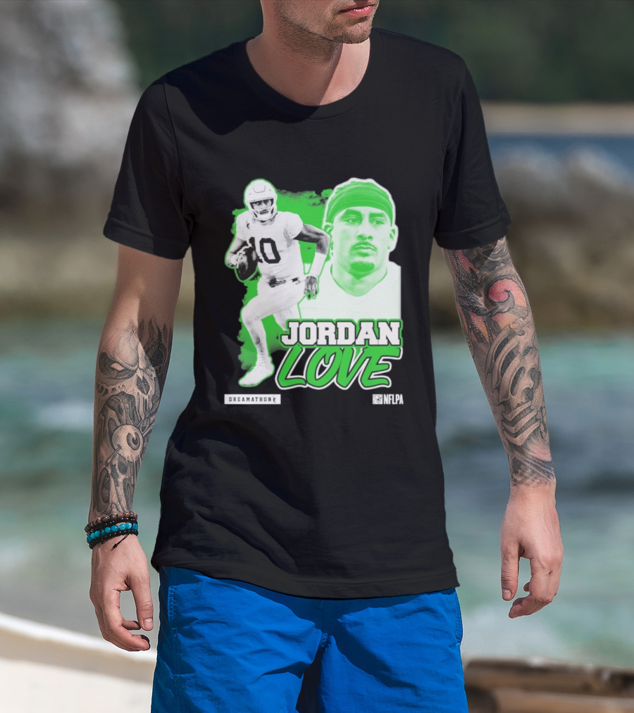 Jordan Love Green Bay Packers Dreamathon NFL Football T-Shirt