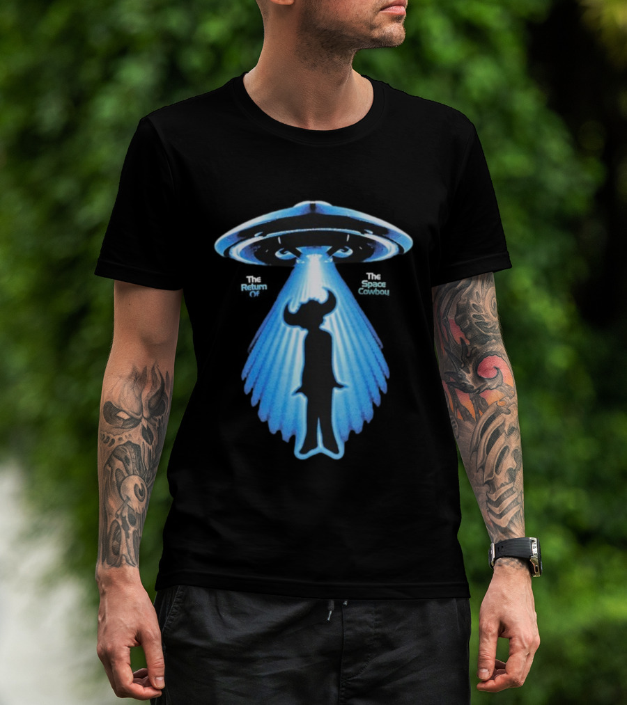 Jamiroquai Space Cowboy Buffalo Man UFO Abduction T-Shirt
