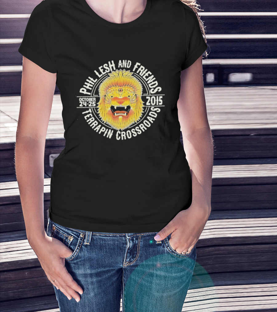 Phil Lesh And Friends Terrapin Crossroads 2015 Lion T-Shirt