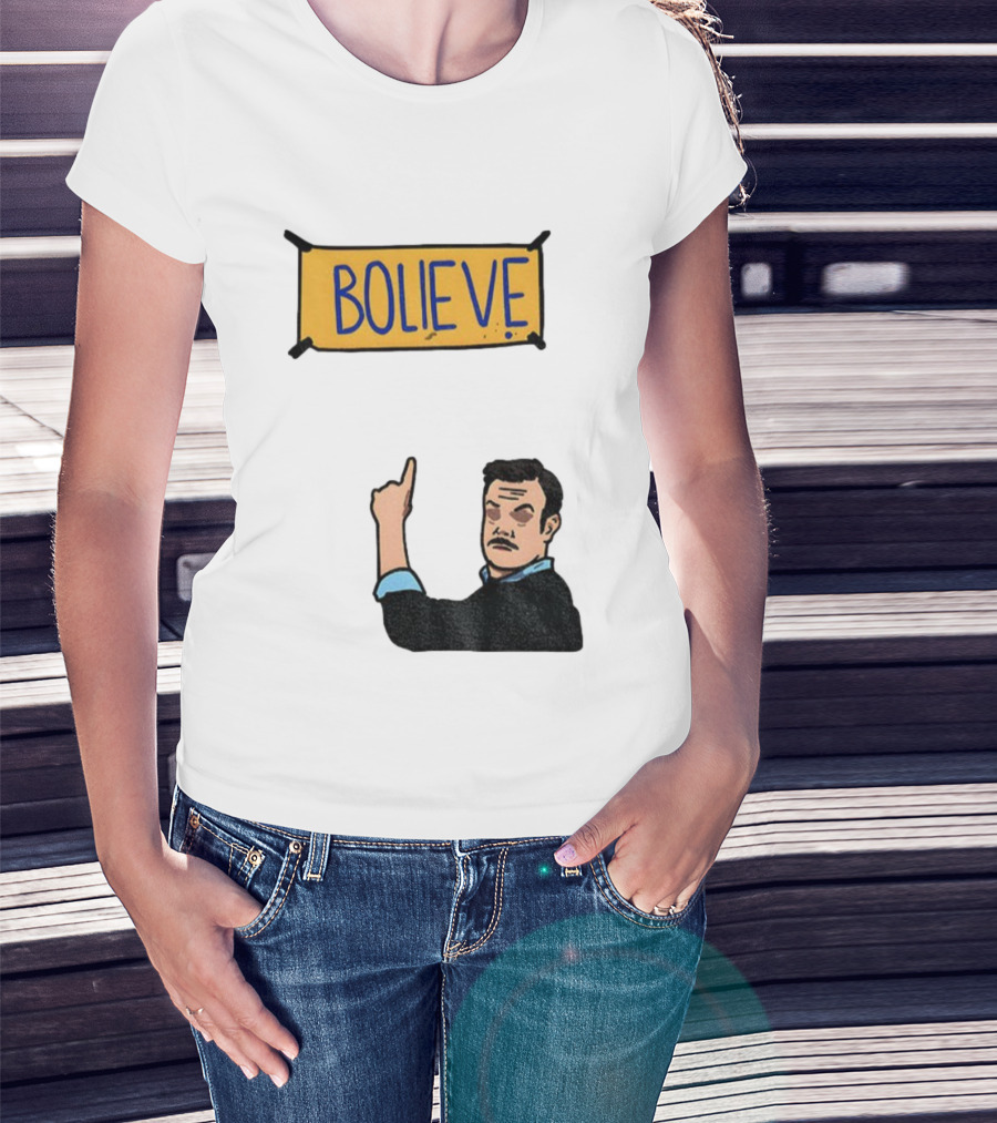 Bolieve Bo Nix Denver Broncos NFL Football Cartoon T-Shirt