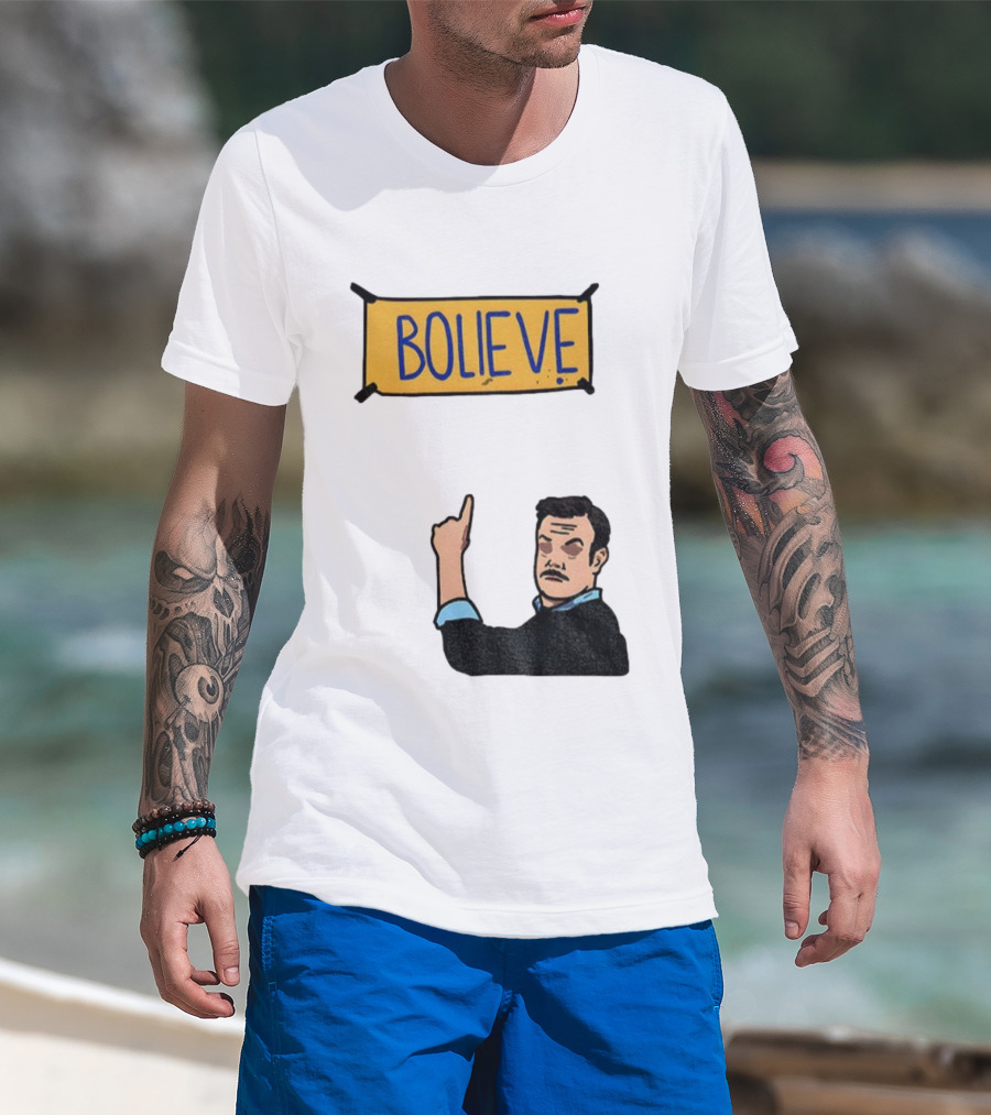 Bolieve Bo Nix Denver Broncos NFL Football Cartoon T-Shirt