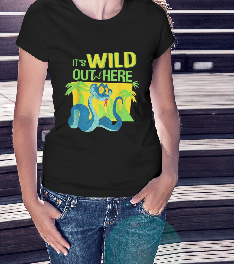 Zootopia 2 It's Wild Out Here Gary De’Snake Jungle Scene T-Shirt