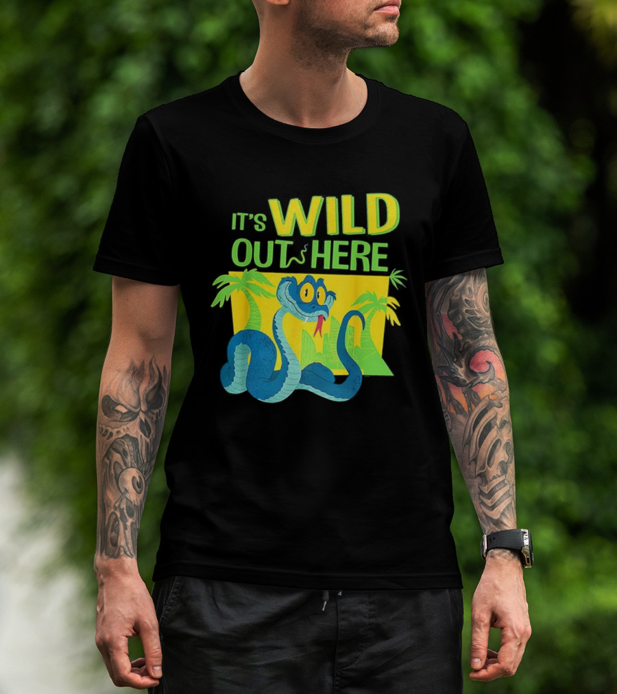 Zootopia 2 It's Wild Out Here Gary De’Snake Jungle Scene T-Shirt