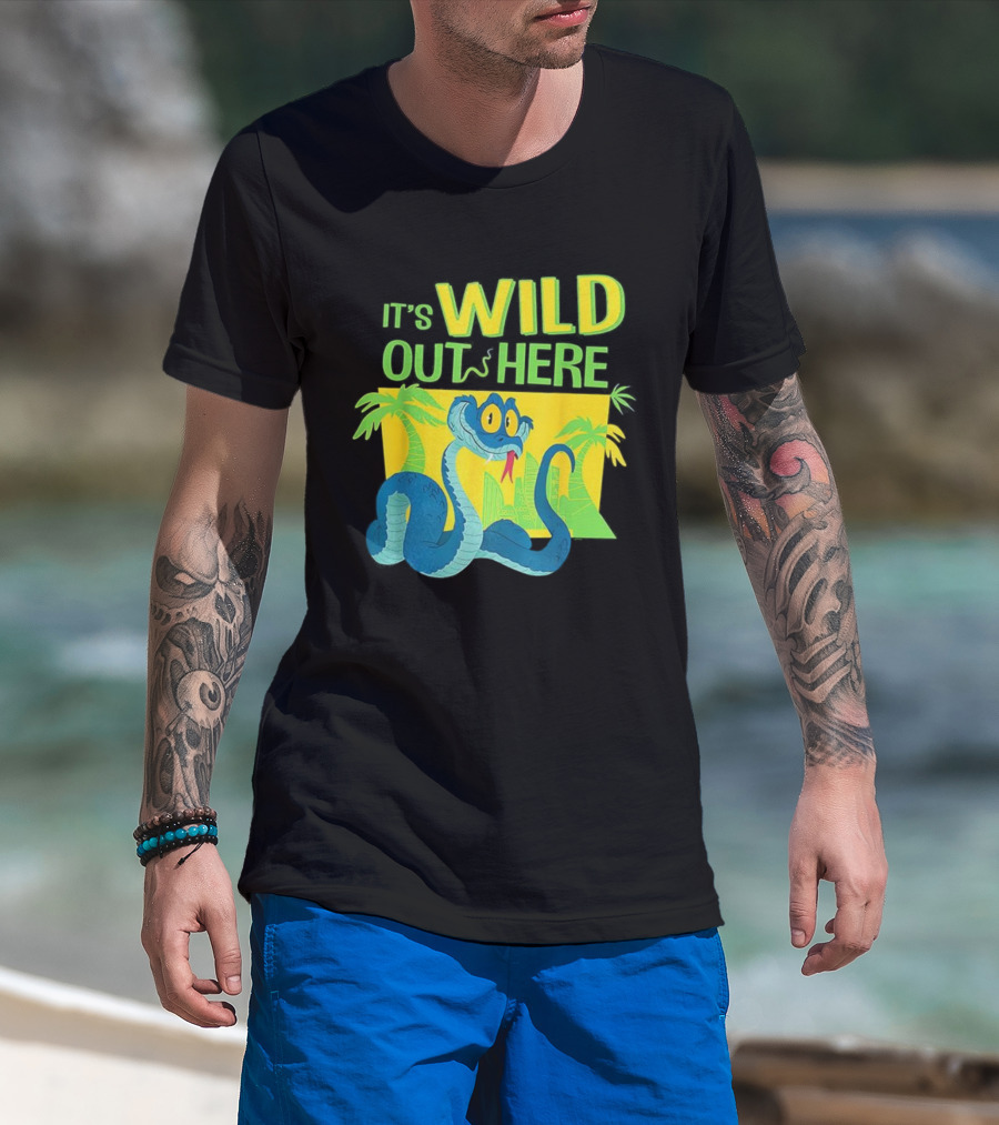 Zootopia 2 It's Wild Out Here Gary De’Snake Jungle Scene T-Shirt