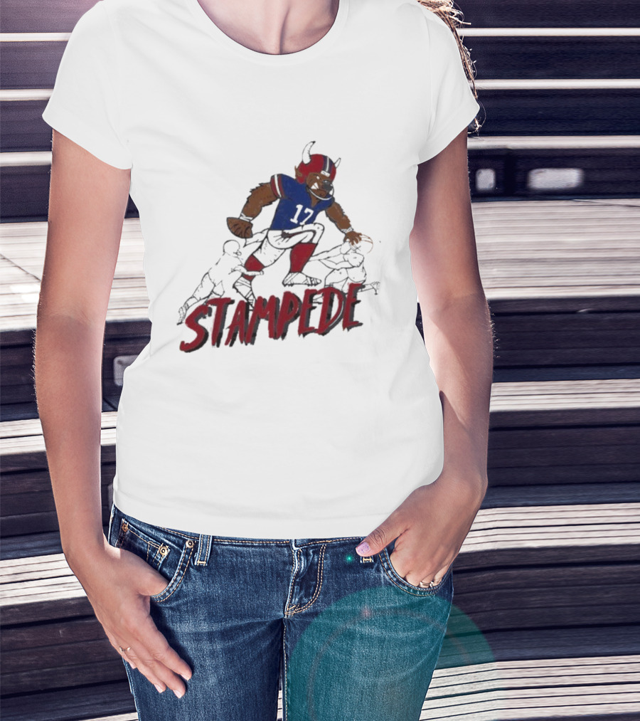 Stampede 17 Buffalo Bills Mascot Josh Allen T-Shirt