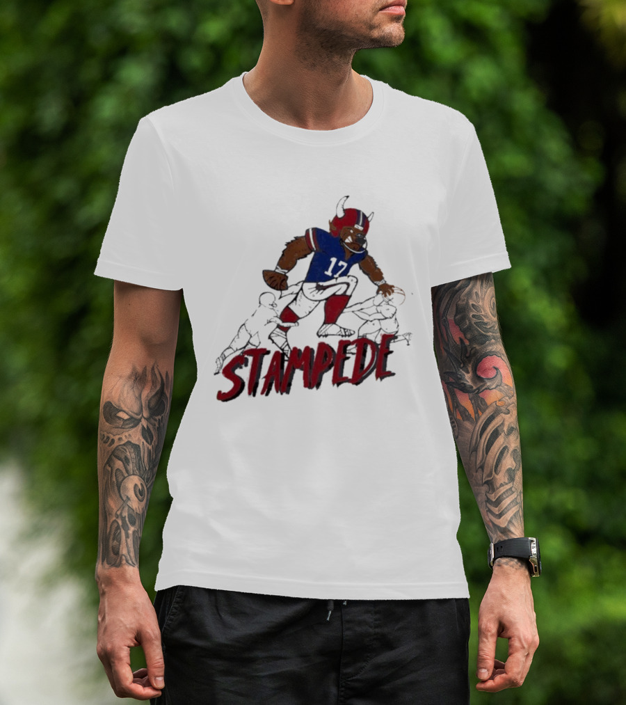 Stampede 17 Buffalo Bills Mascot Josh Allen T-Shirt