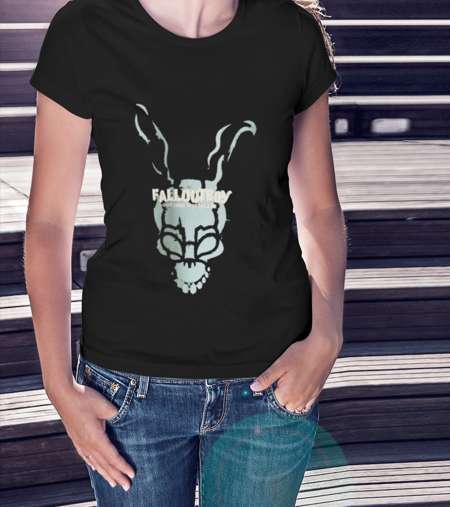Frank Donnie Darko Fallout Boy Every Living Creature Dies Alone T-Shirt