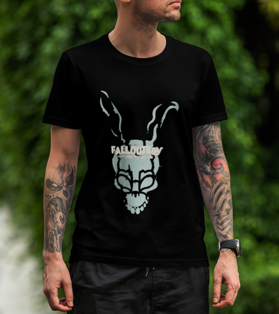 Frank Donnie Darko Fallout Boy Every Living Creature Dies Alone T-Shirt