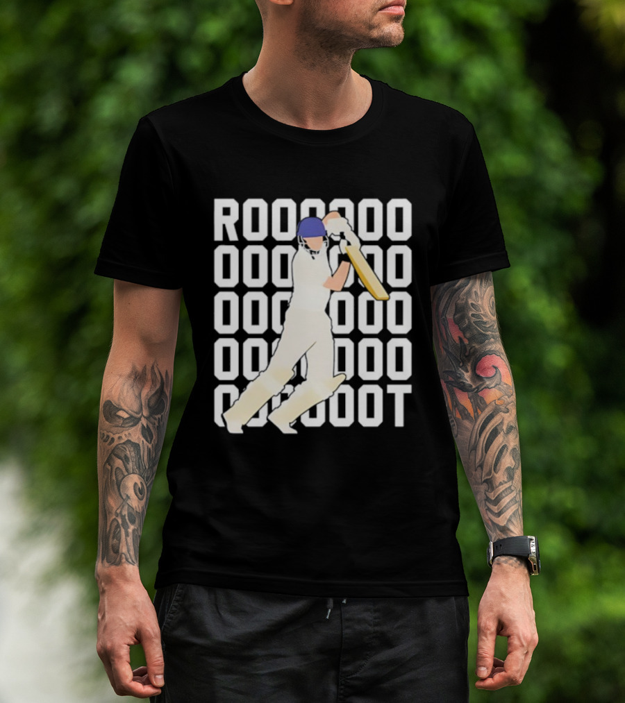 Joe Root Cricket Player ROOOOOT Batting Legend T-Shirt