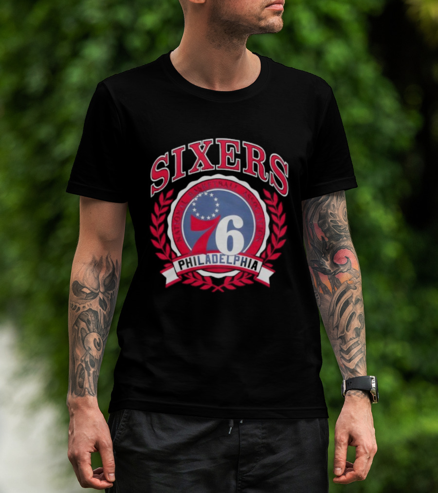 Sixers Philadelphia 76ers National Basketball Association T-Shirt