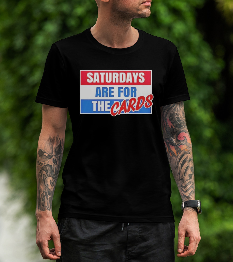 Saturdays Are For The Cards Louisville Cardinals Football T-Shirt