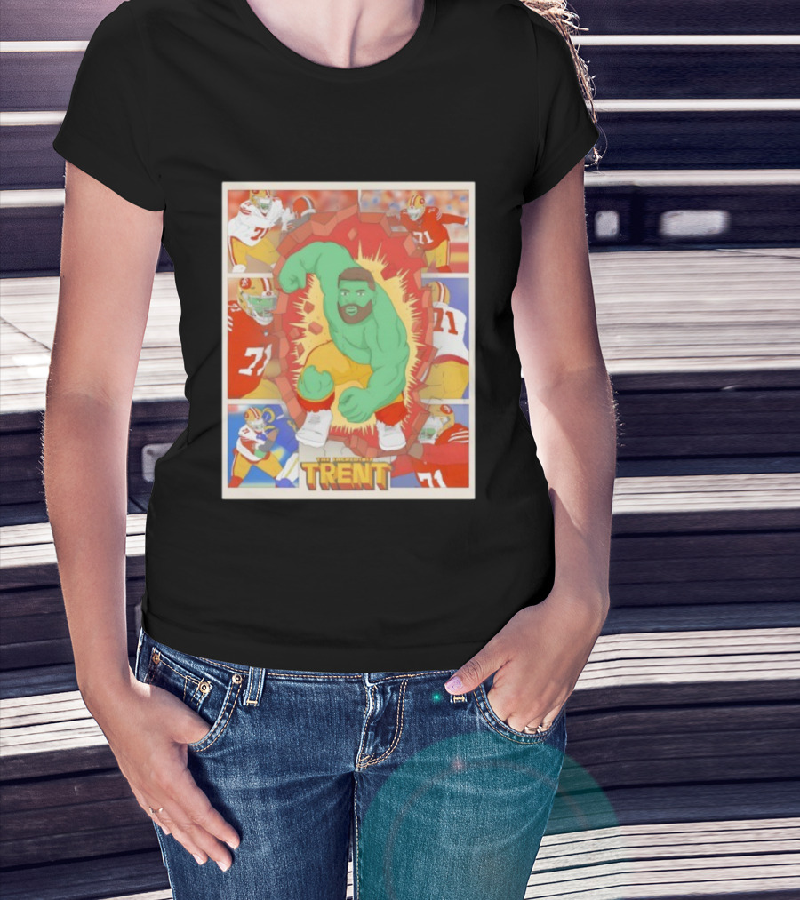 Hulk Trent Williams San Francisco 49ers Incredible Football Hero T-Shirt