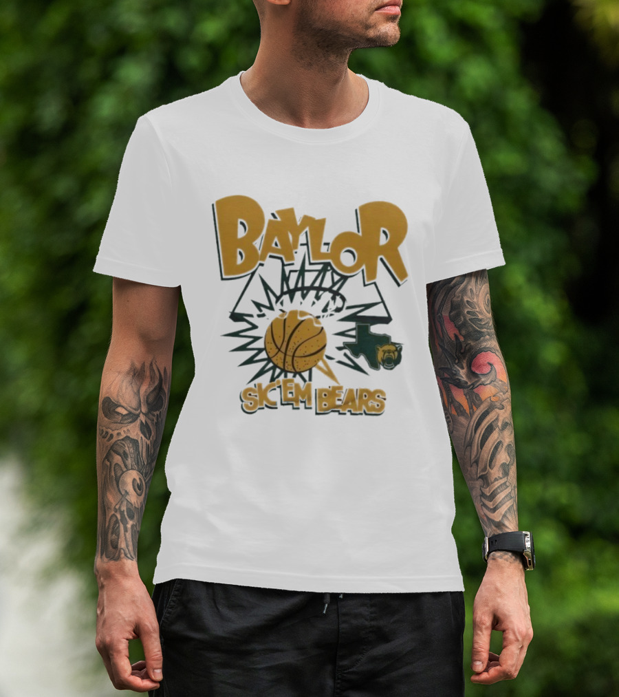 Baylor Basketball Sic ’em Bears Slam Dunk T-Shirt