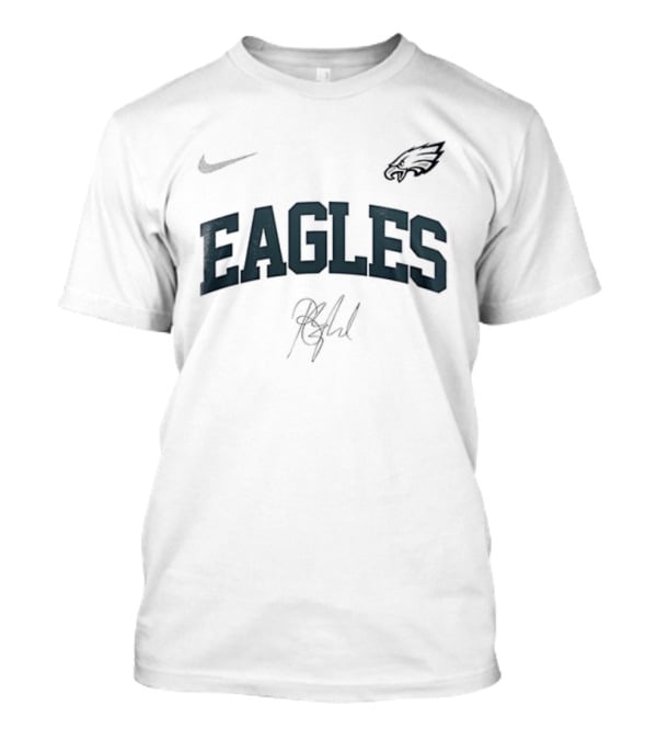 Philadelphia Eagles Barry Manilow Once Before I Go Signature T-Shirt