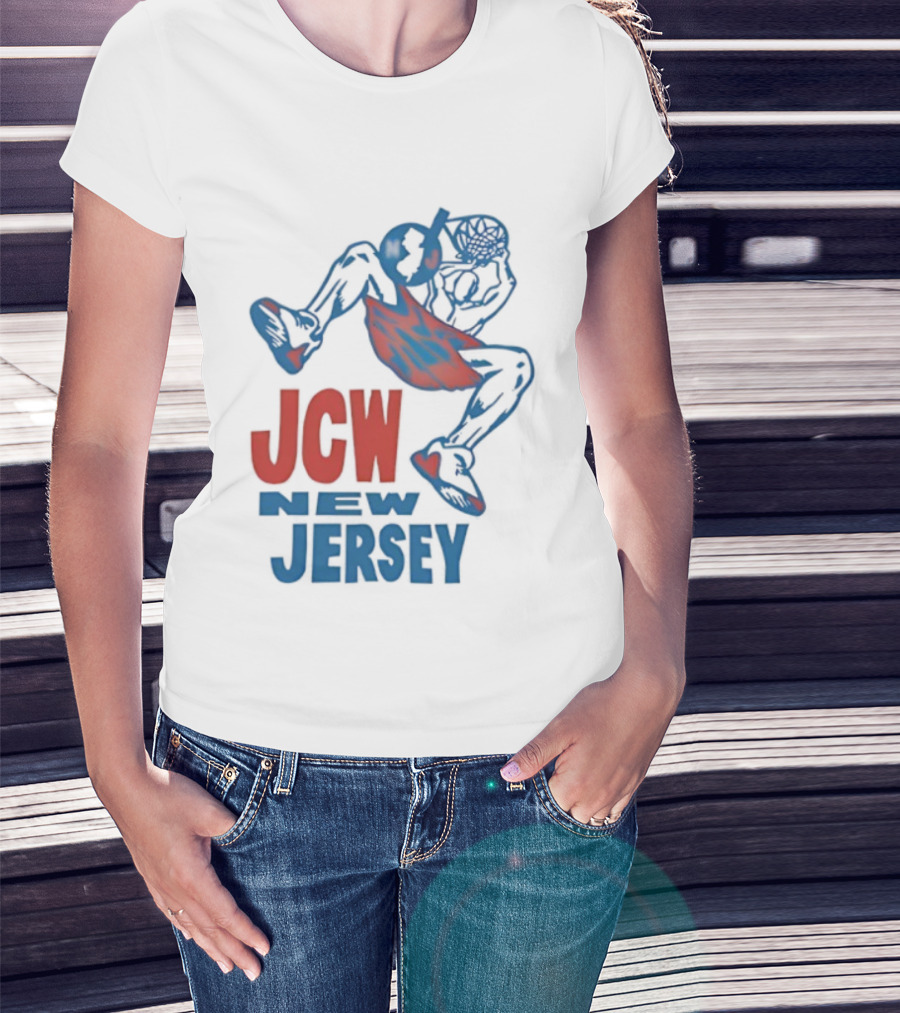 JCW Juggalo Championship Wrestling New Jersey Vintage Basketball Aesthetic T-Shirt