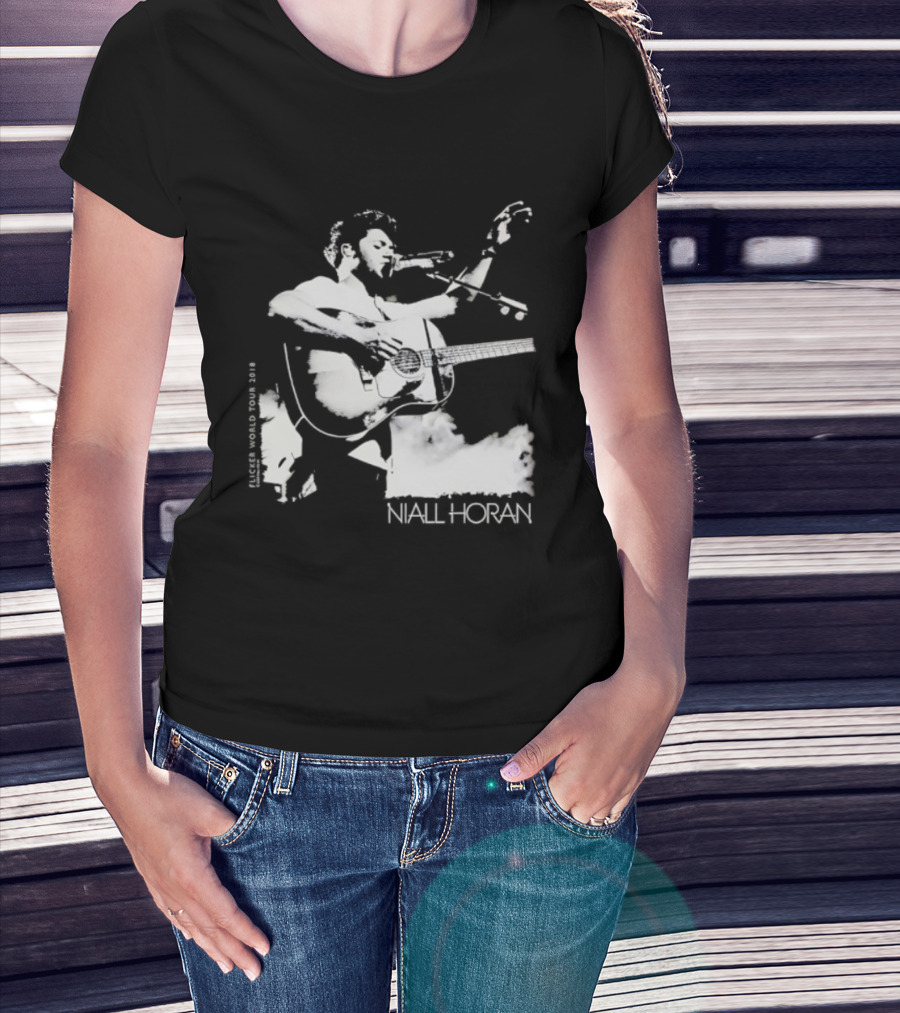 Niall Horan Flicker World Tour 2018 Acoustic Illustration T-Shirt