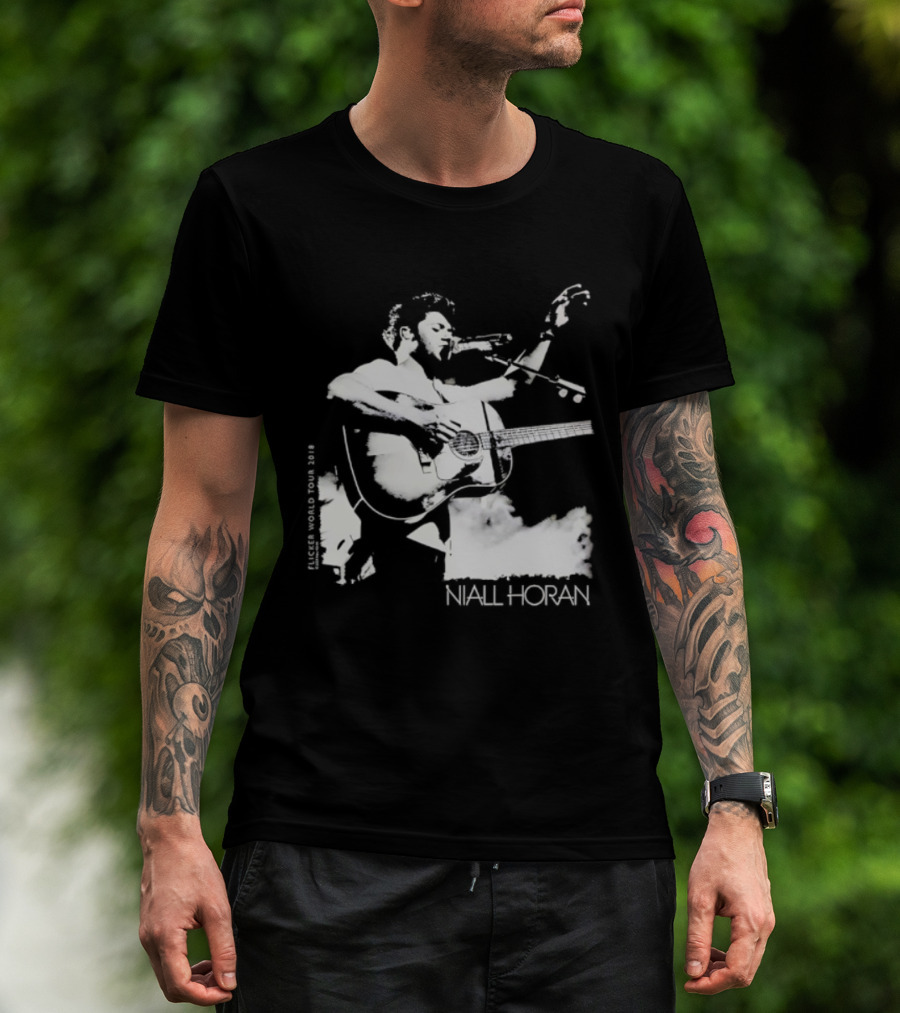 Niall Horan Flicker World Tour 2018 Acoustic Illustration T-Shirt