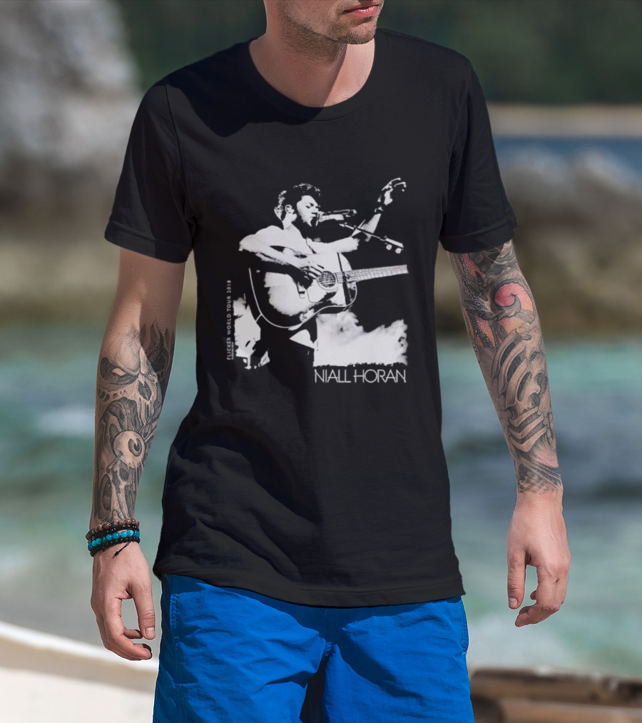 Niall Horan Flicker World Tour 2018 Acoustic Illustration T-Shirt