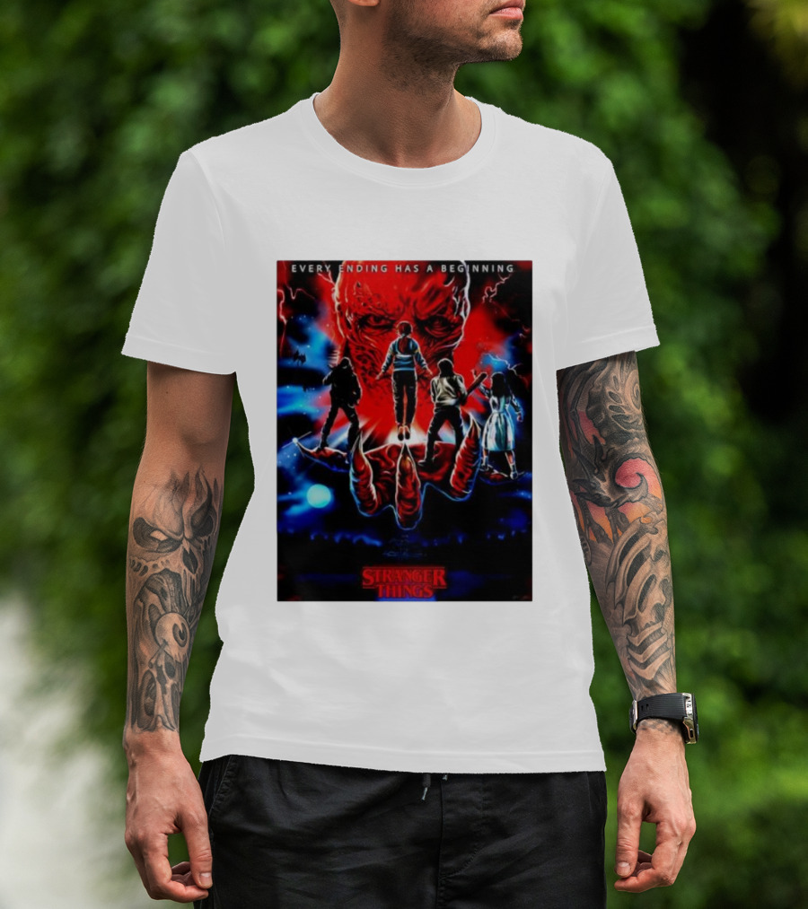 Stranger Things Every Ending Has A Beginning Halloween T-Shirt