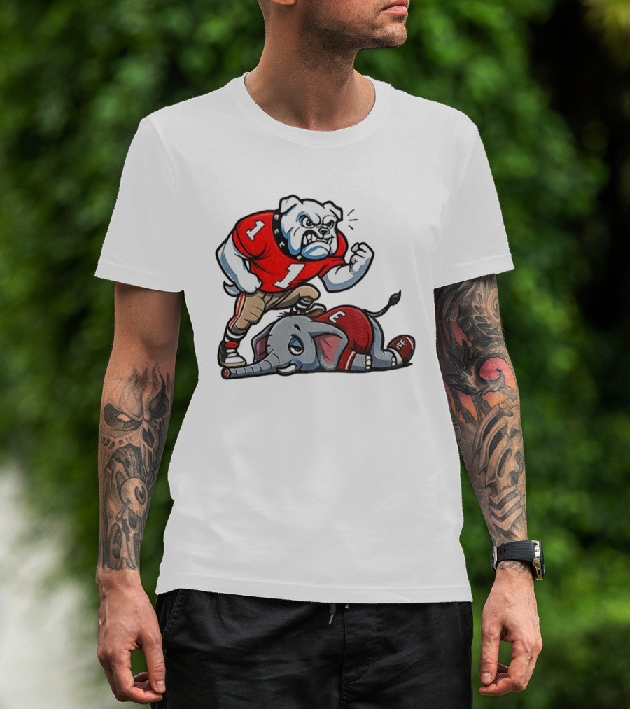 UGA Bulldogs Defeat Alabama SEC Champions Rivalry Football Victory T-Shirt