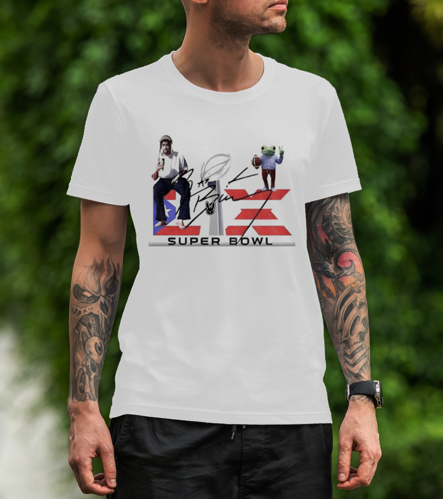 Benito Super Bowl Funny Signature With Frog And Acoustic Guitar T-Shirt