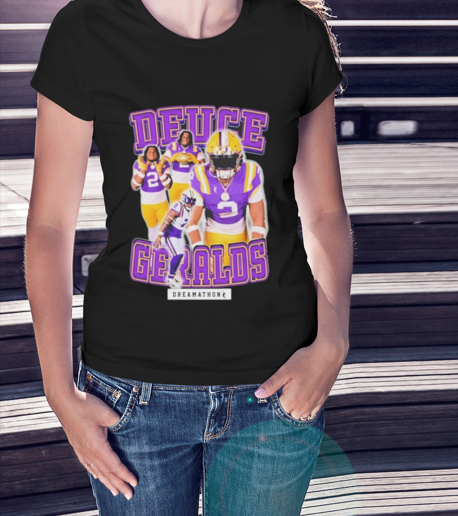 Deuce Geralds Dreamathon Football Player Highlights T-Shirt