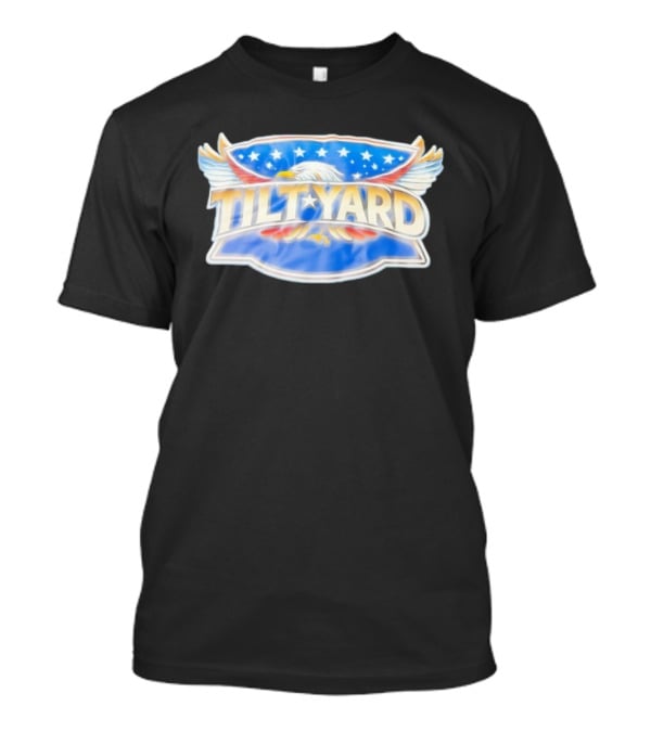 Tilt Yard Eagle Stars Wings Emblem T-Shirt