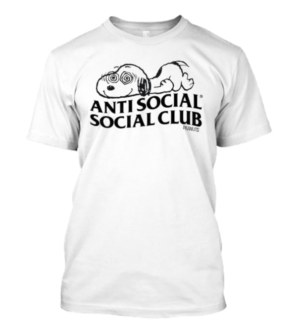 ASSC Peanuts Anti Social Social Club Snoopy Collaboration T-Shirt