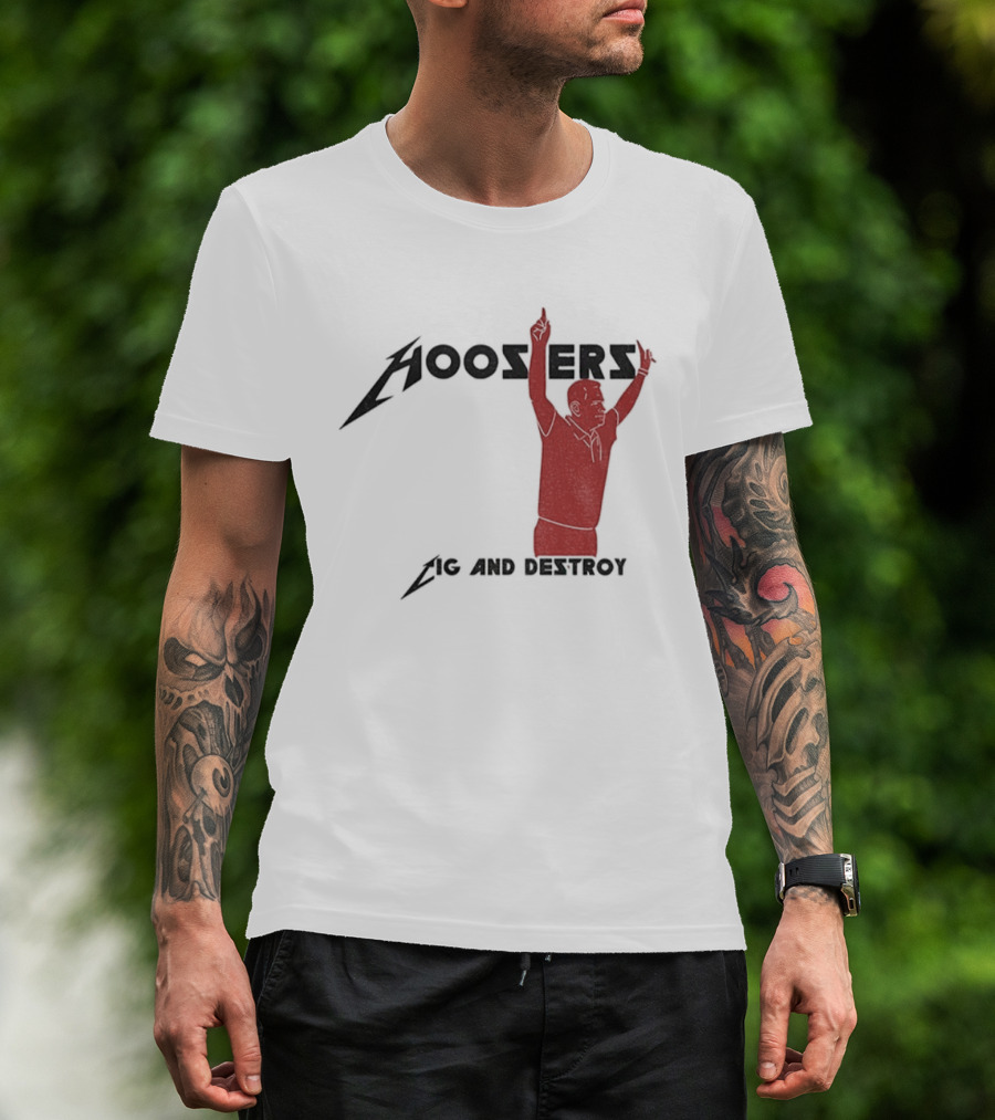 Coach Cignetti Hoosiers Cig And Destroy Indiana Football T-Shirt