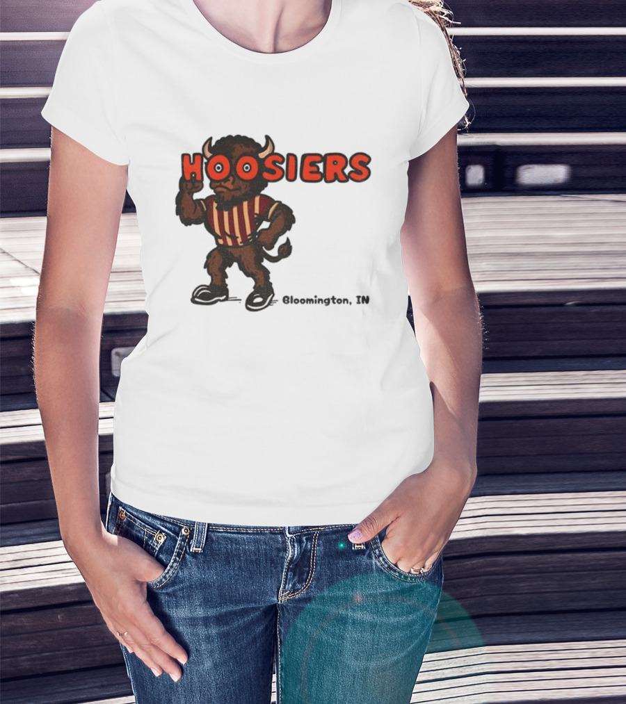 Hoosiers Bison Bloomington IN Indiana Hoosiers Football NFL 2025 T-Shirt