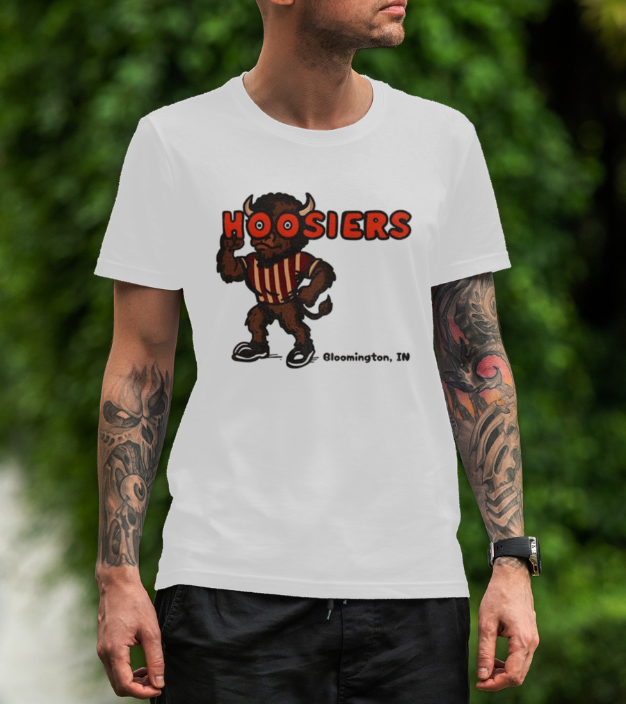 Hoosiers Bison Bloomington IN Indiana Hoosiers Football NFL 2025 T-Shirt
