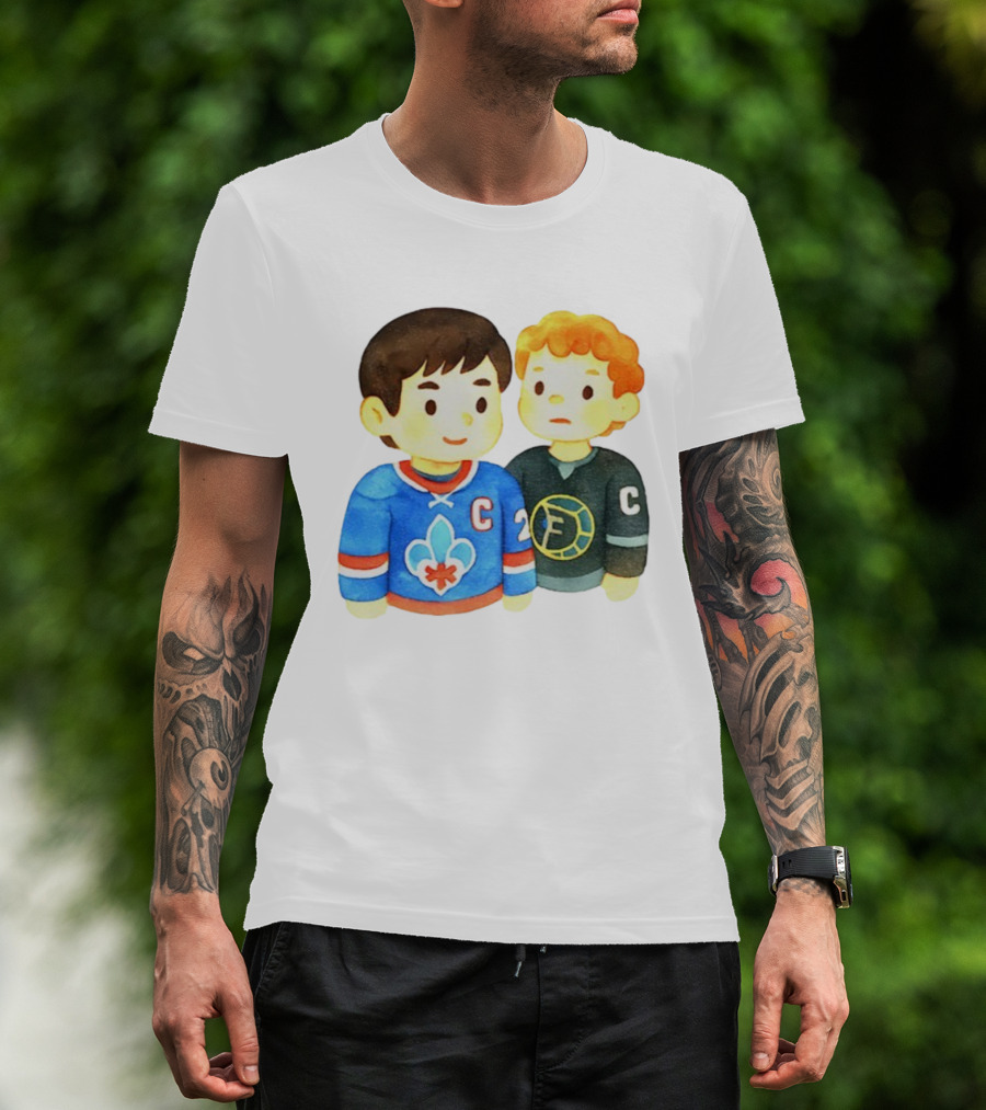 Ilya Rozanov Shane Hollander Chibi Hockey Rivalry Fan Art T-Shirt
