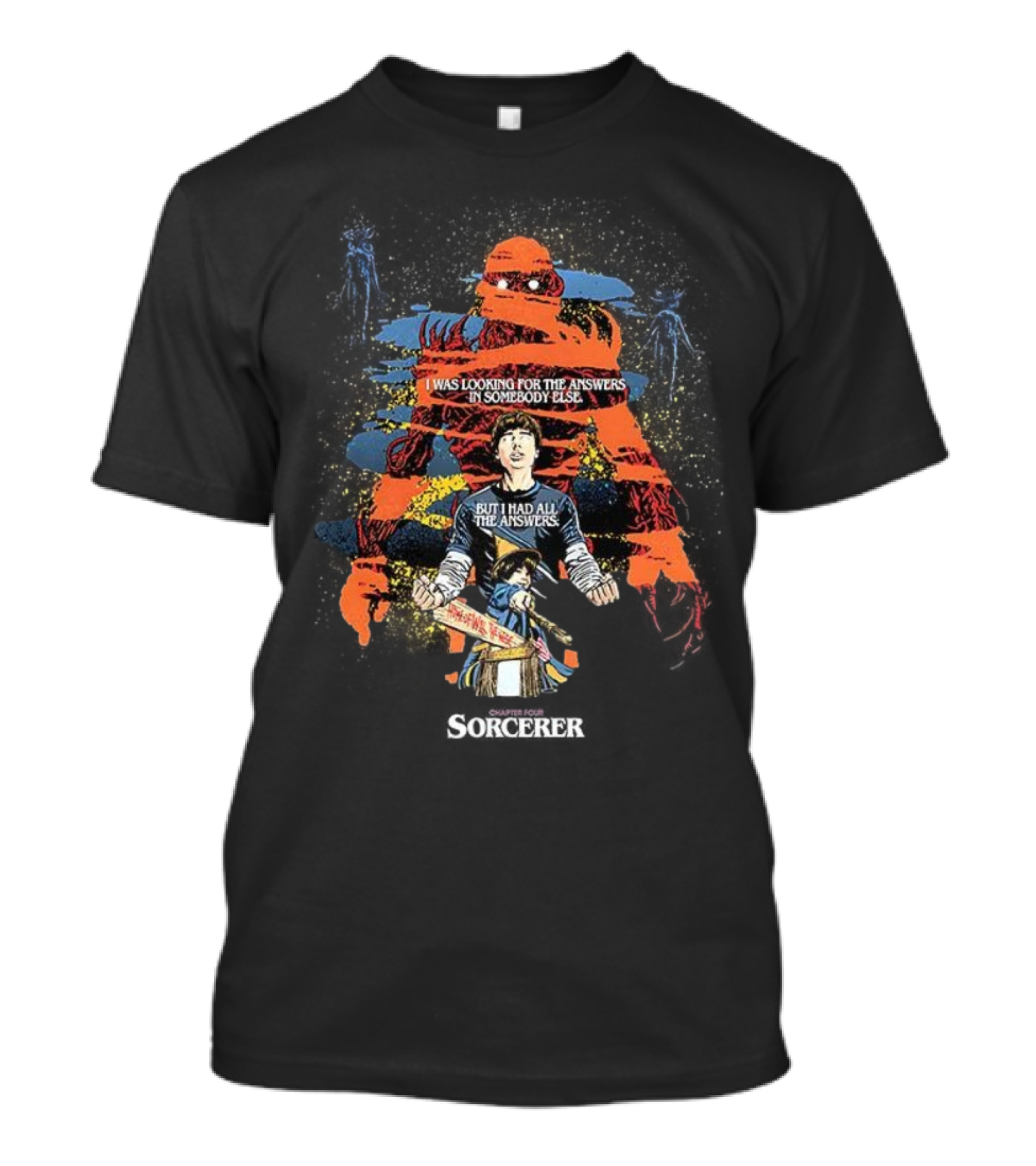 Butcher Billy Stranger Things Season 5 Sorcerer I Was Looking For The Answers In Somebody Else But I Had All The Answers T-Shirt