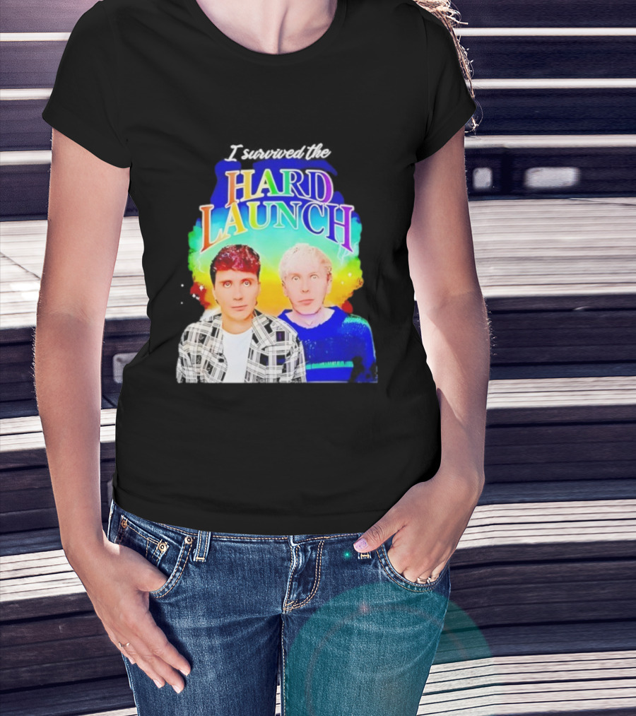 I Survived The Dan And Phil Hard Launch Phan T-Shirt