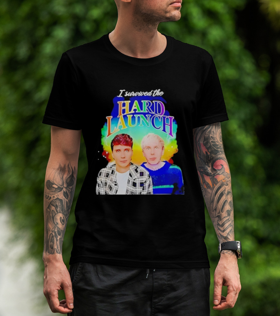 I Survived The Dan And Phil Hard Launch Phan T-Shirt