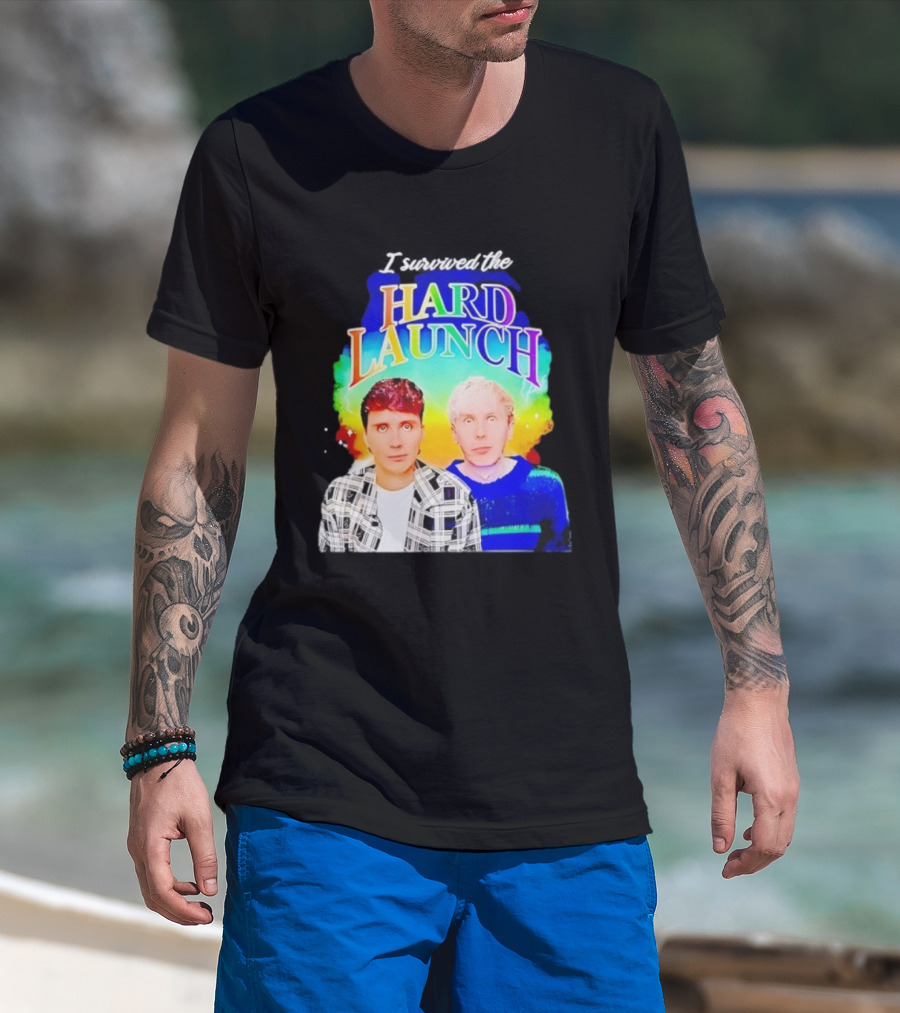 I Survived The Dan And Phil Hard Launch Phan T-Shirt