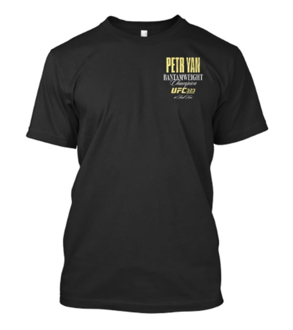 Petr Yan Bantamweight Champion UFC 323 T-Shirt