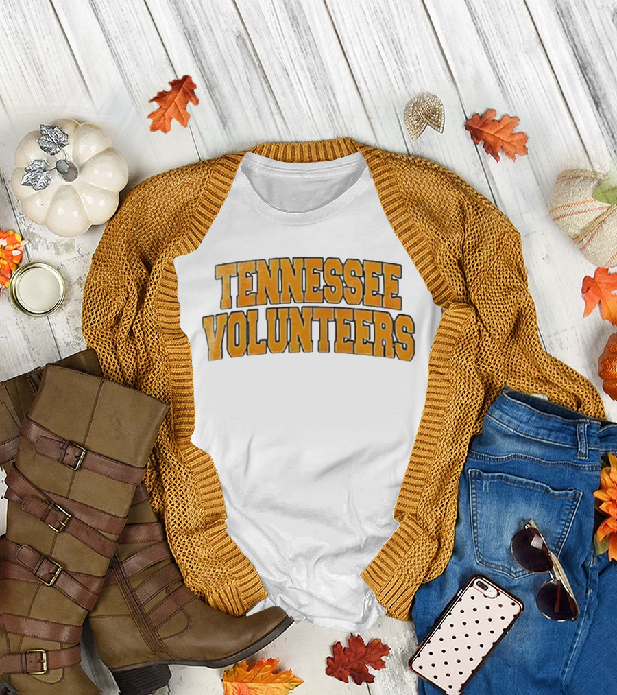 Tennessee Volunteers I Was Born With My Heart On My Sleeve A Fire In My Soul T-Shirt