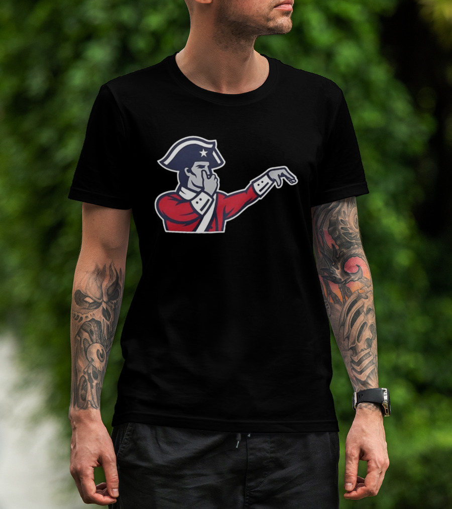 New England Patriots Hold Ya Nose Pat Patriot Gesture T-Shirt