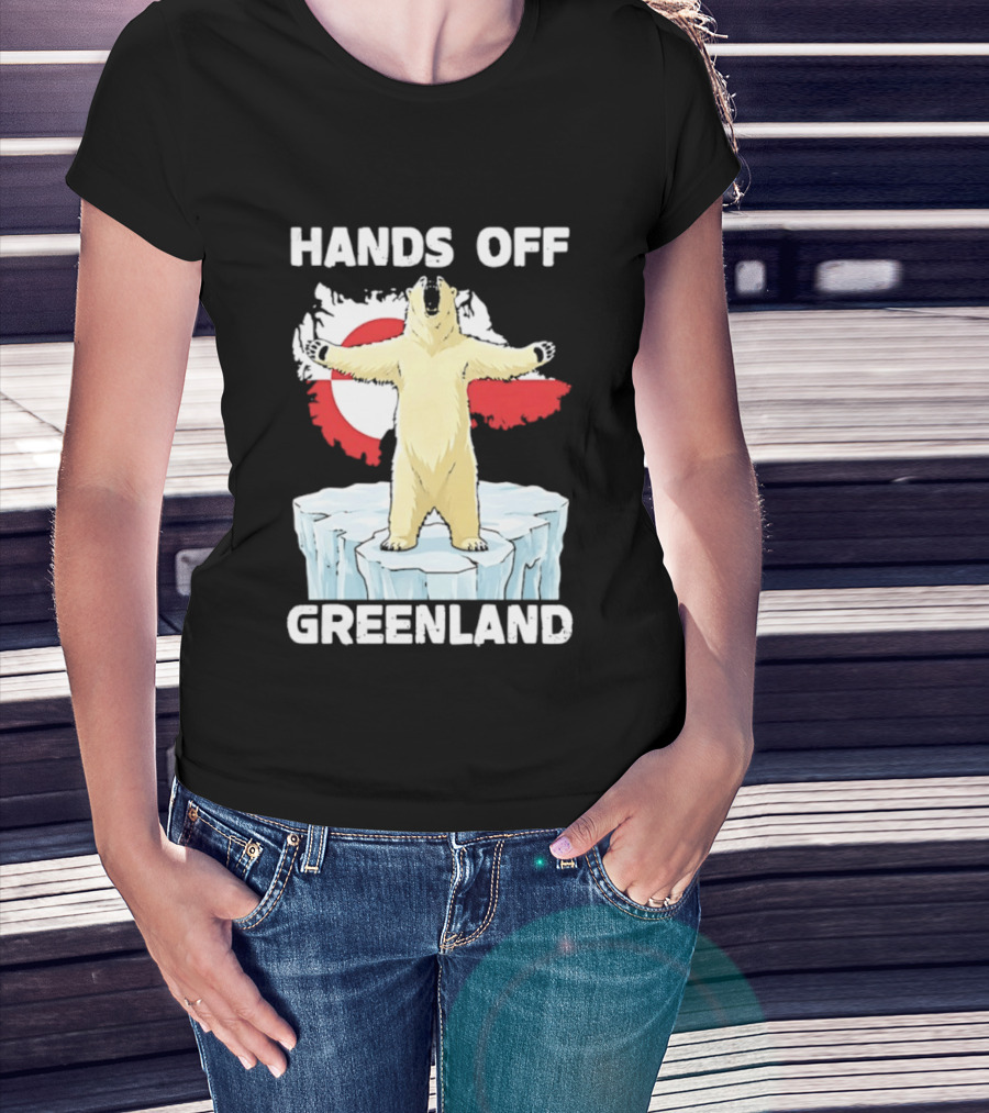 Hands Off Greenland Polar Bear On Iceberg T-Shirt