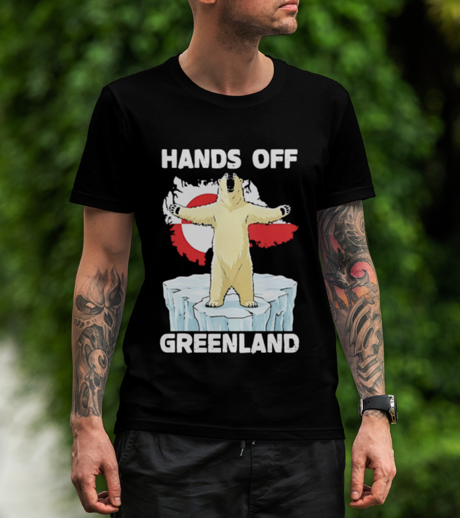 Hands Off Greenland Polar Bear On Iceberg T-Shirt