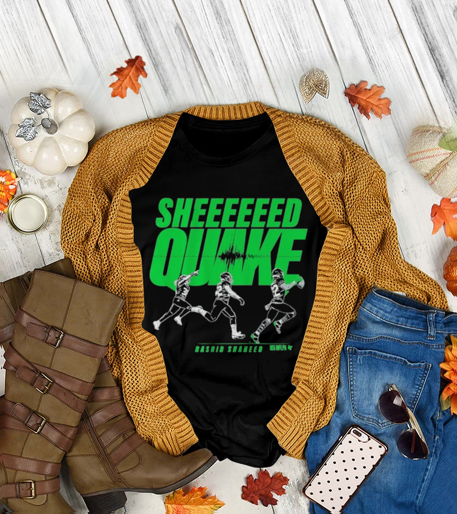 Rashid Shaheed Sheed Quake NFL Action T-Shirt
