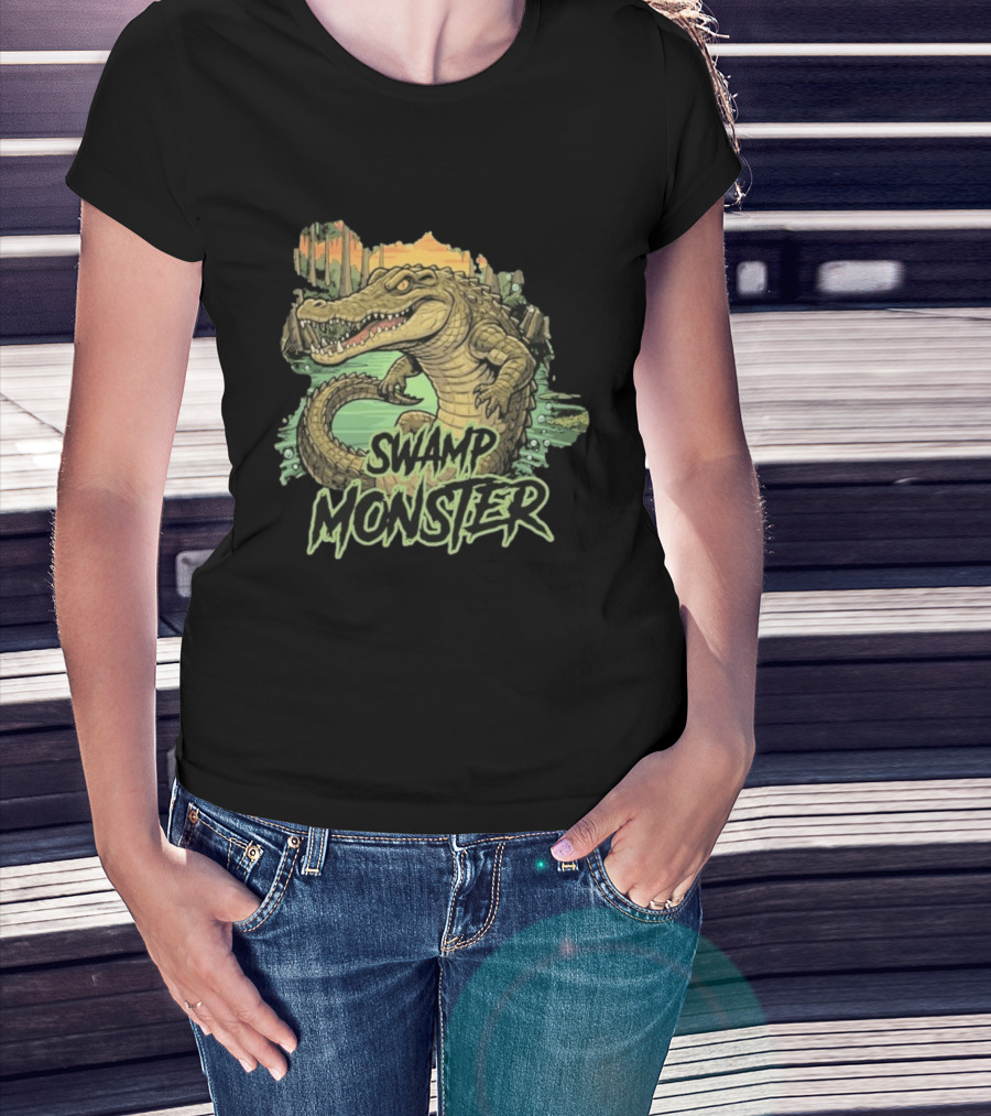 RAWWFISHING Swamp Monster Gator T-Shirt
