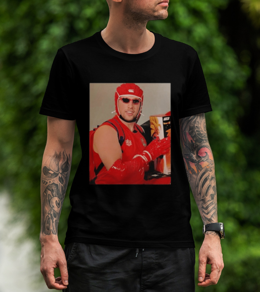 Sidemen Deepthroat Man Rugby Costume Toy Holder T-Shirt