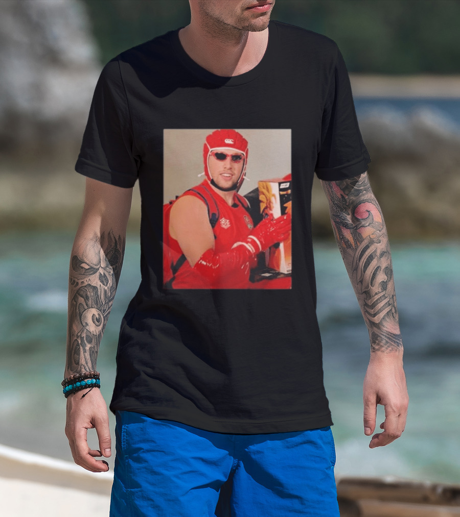 Sidemen Deepthroat Man Rugby Costume Toy Holder T-Shirt