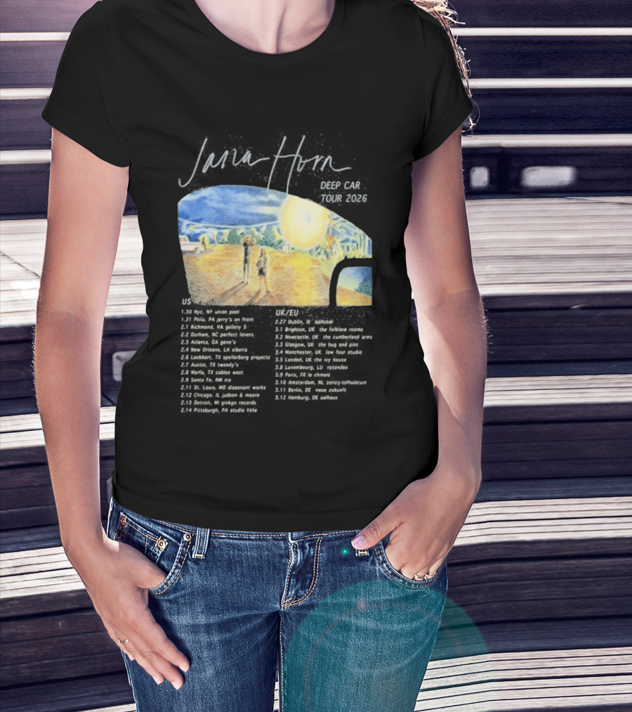 Jana Horn Deep Car Tour 2026 Dates Texas Sun T-Shirt