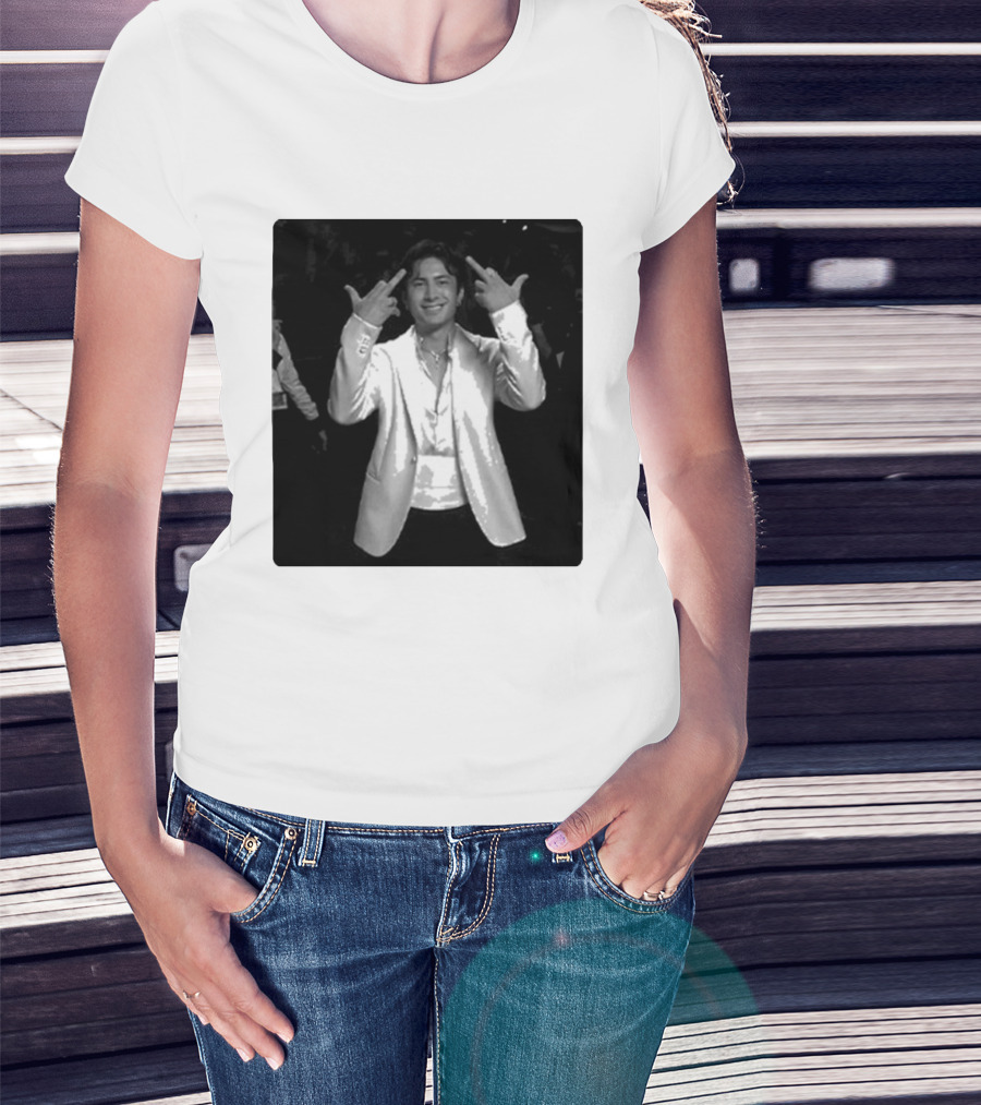 Hudson Williams Glambot Heated Rivalry Jacket Gesture T-Shirt