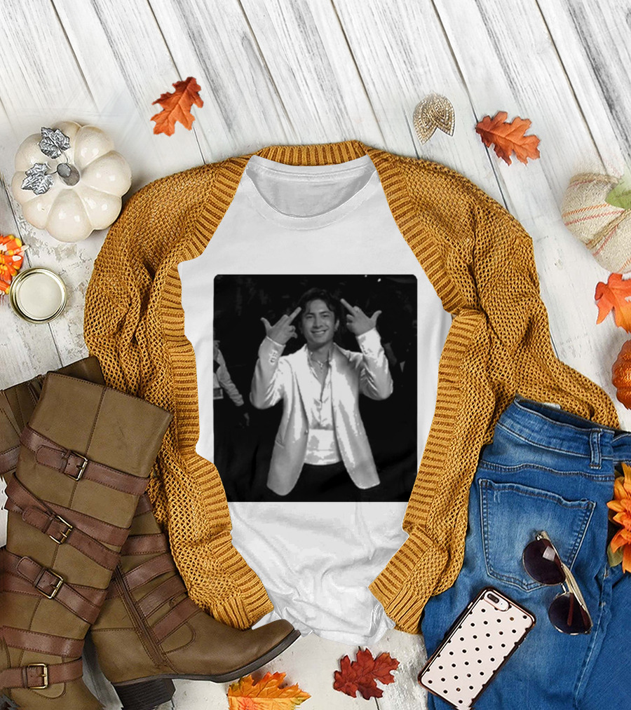 Hudson Williams Glambot Heated Rivalry Jacket Gesture T-Shirt