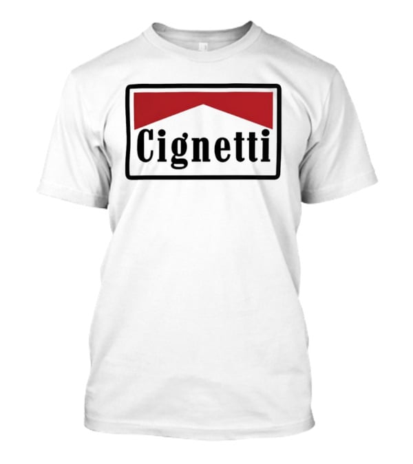 Indiana Hoosiers Cignetti Marlboro 2025 2026 Red Banner T-Shirt