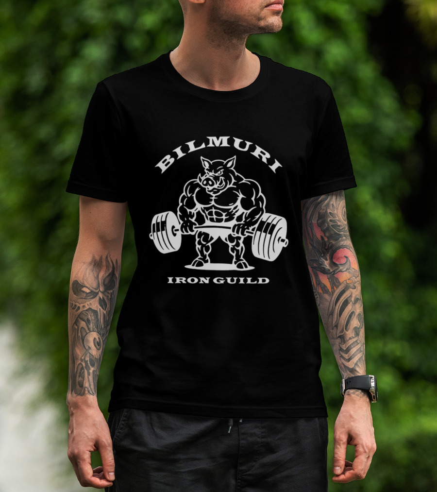 Bilmuri Iron Guild Powerlifting Boar T-Shirt